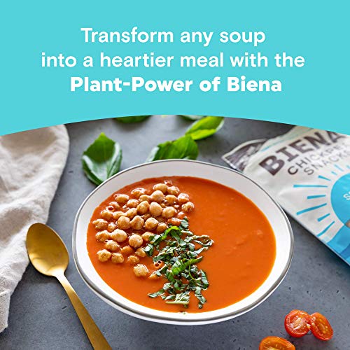 BIENA Chickpea Snacks, Sea Salt Gluten Free Vegan Dairy Free Pla...