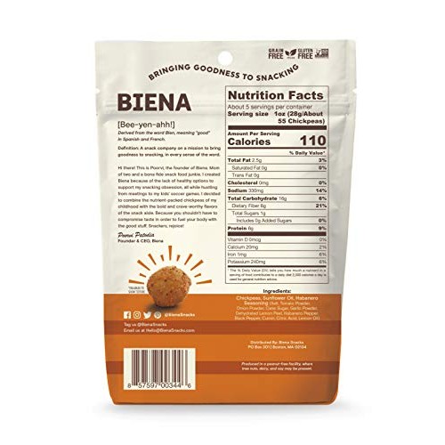 Biena Chickpea Snacks Variety Pack | Gluten Free | Dairy Free |