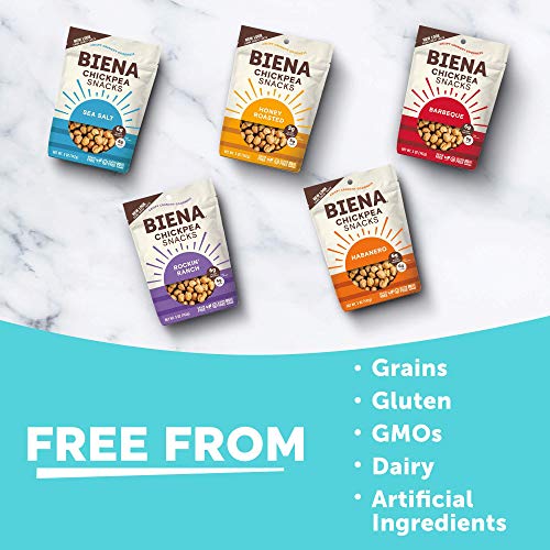 Biena Chickpea Snacks Variety Pack | Gluten Free | Dairy Free |