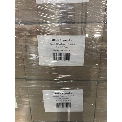 Biena Sea Salt Roasted Chickpea Snacks - Bulk, 5 Pound -- 1 each.