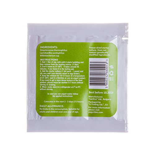 Bio Yogurt Starter Culture- Pack Of 3 Sachets With Bifidobacteri