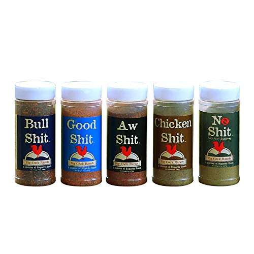 Big Cock Ranch All Purpose Seasoning Set - Aw Shit 9Oz, Bull Shi