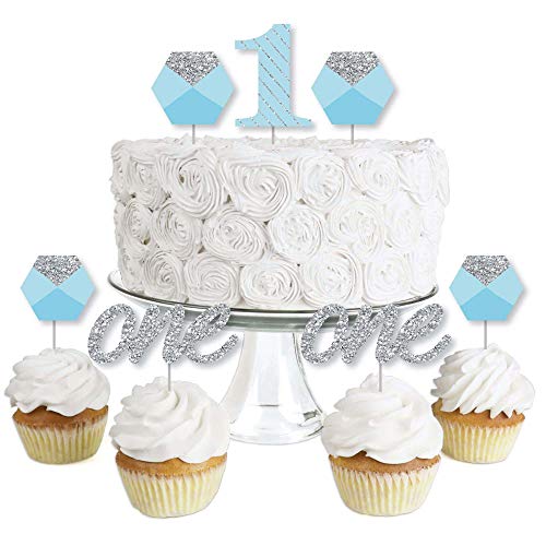 1St Birthday Boy - Fun To Be One - Dessert Cupcake Toppers - Fir