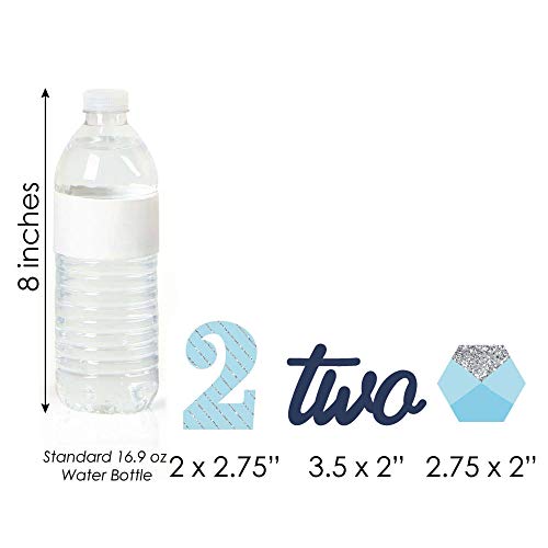 2Nd Birthday Boy - Two Much Fun - Dessert Cupcake Toppers - Seco