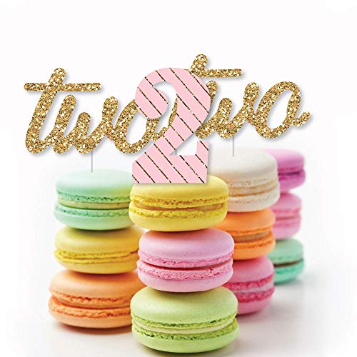 2Nd Birthday Girl - Two Much Fun - Dessert Cupcake Toppers - Sec