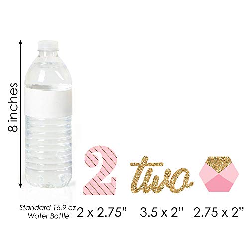 2Nd Birthday Girl - Two Much Fun - Dessert Cupcake Toppers - Sec