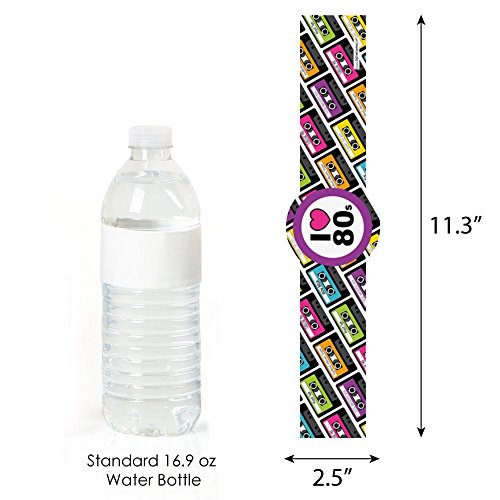 80S Retro - Diy Party Supplies - Totally 1980S Party Diy Wrappe