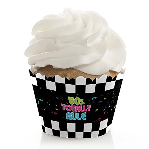80S Retro - Totally 1980S Party Decorations - Party Cupcake Wra