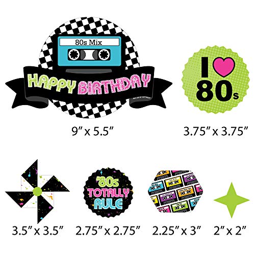 Big Dot Of Happiness 80’S Retro - Totally 1980S Birthday Party C
