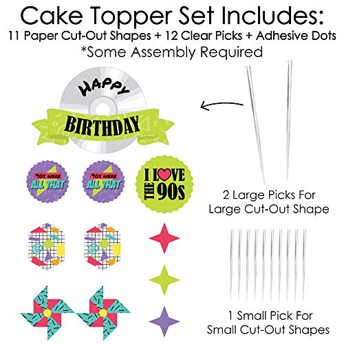 Big Dot Of Happiness 90’S Throwback - 1990S Birthday Party Cake