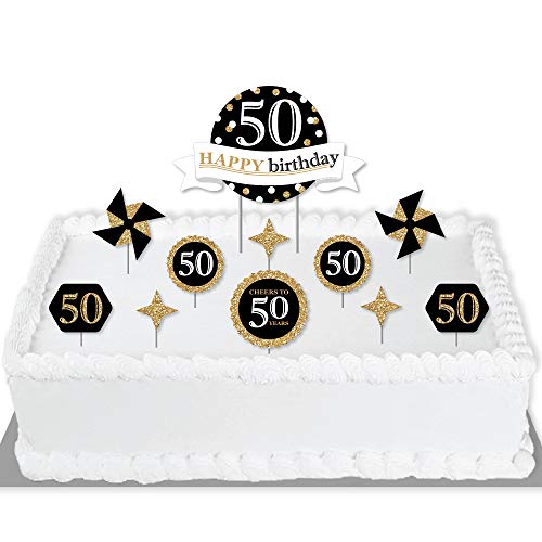 Big Dot Of Happiness Adult 50Th Birthday - Gold - Birthday Party