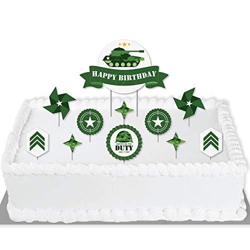 Big Dot Of Happiness Camo Hero - Army Military Camouflage Birthd