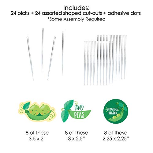 Big Dot Of Happiness Double The Fun - Twins Two Peas In A Pod -