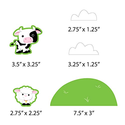 Big Dot Of Happiness Farm Animals - Barnyard Birthday Party Cake