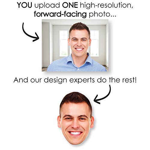 Big Dot Of Happiness Fun Face Cutout Dessert Cupcake Toppers - C