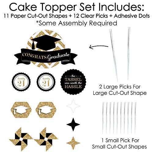 Big Dot Of Happiness Gold - Tassel Worth The Hassle - 2021 Gradu