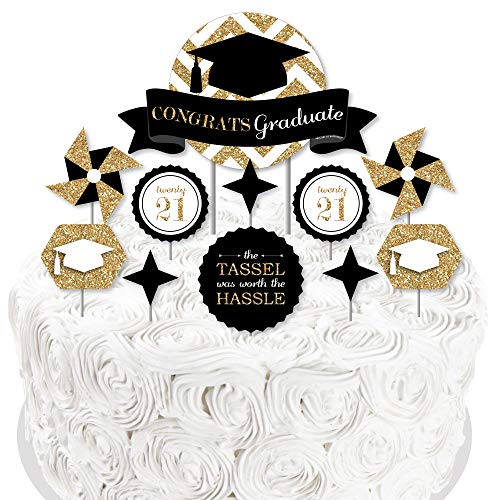 Big Dot Of Happiness Gold - Tassel Worth The Hassle - 2021 Gradu