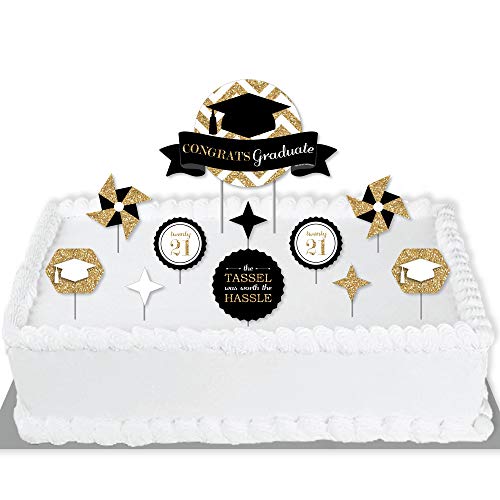 Big Dot Of Happiness Gold - Tassel Worth The Hassle - 2021 Gradu