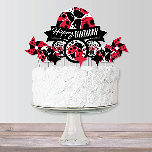 Big Dot Of Happiness Happy Little Ladybug - Birthday Party Cake