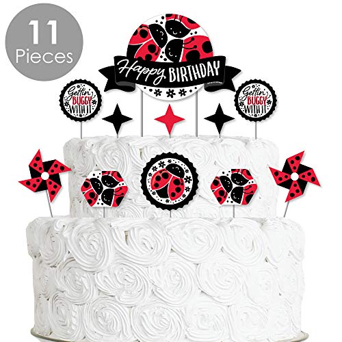 Big Dot Of Happiness Happy Little Ladybug - Birthday Party Cake