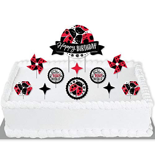 Big Dot Of Happiness Happy Little Ladybug - Birthday Party Cake