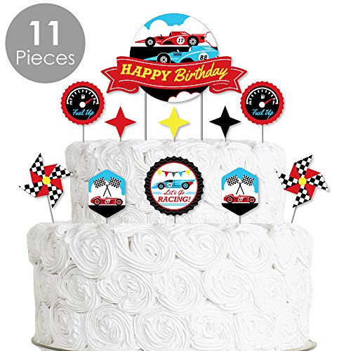 Big Dot Of Happiness Let’S Go Racing - Racecar - Race Car Birthd