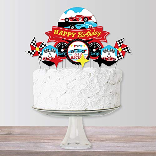 Big Dot Of Happiness Let’S Go Racing - Racecar - Race Car Birthd