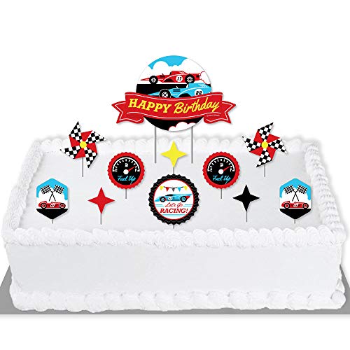 Big Dot Of Happiness Let’S Go Racing - Racecar - Race Car Birthd