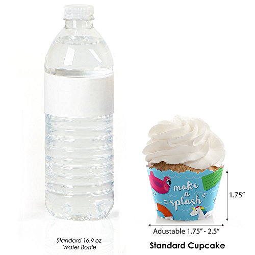 Big Dot Of Happiness Make A Splash - Pool Party - Summer Swimmin