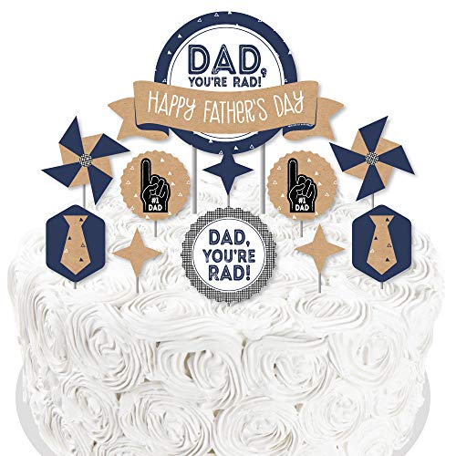 Big Dot Of Happiness My Dad Is Rad - Father’S Day Party Cake Dec