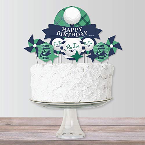 Big Dot Of Happiness Par-Tee Time - Golf - Birthday Party Cake D