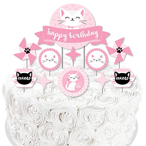 Big Dot Of Happiness Purr-Fect Kitty Cat - Kitten Meow Birthday