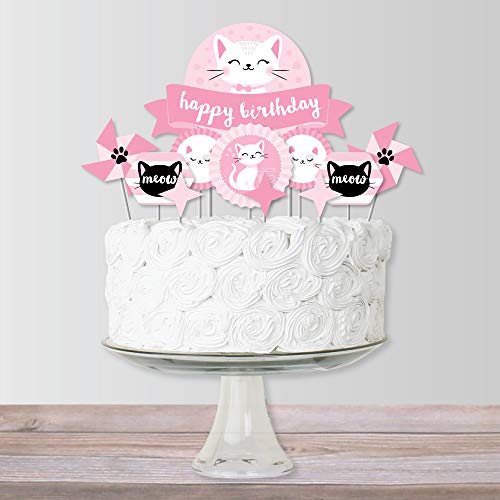 Big Dot Of Happiness Purr-Fect Kitty Cat - Kitten Meow Birthday