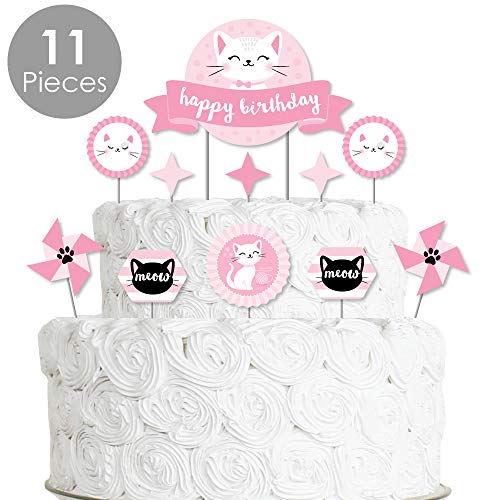 Big Dot Of Happiness Purr-Fect Kitty Cat - Kitten Meow Birthday