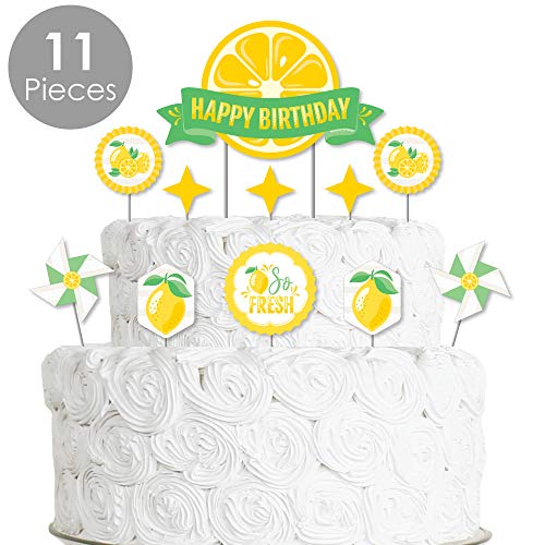 Big Dot Of Happiness So Fresh - Lemon - Citrus Lemonade Birthday