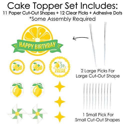 Big Dot Of Happiness So Fresh - Lemon - Citrus Lemonade Birthday