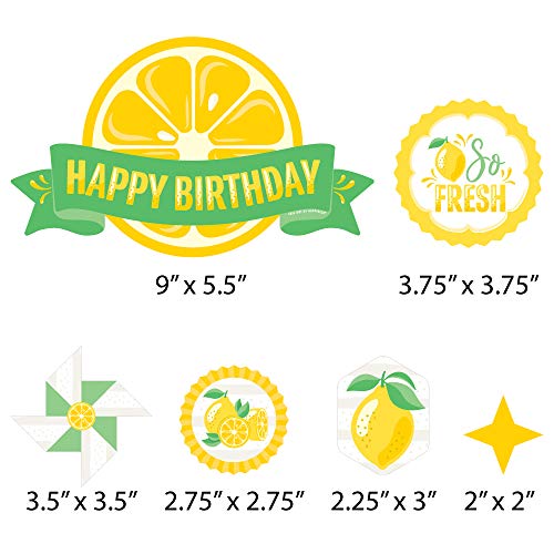 Big Dot Of Happiness So Fresh - Lemon - Citrus Lemonade Birthday