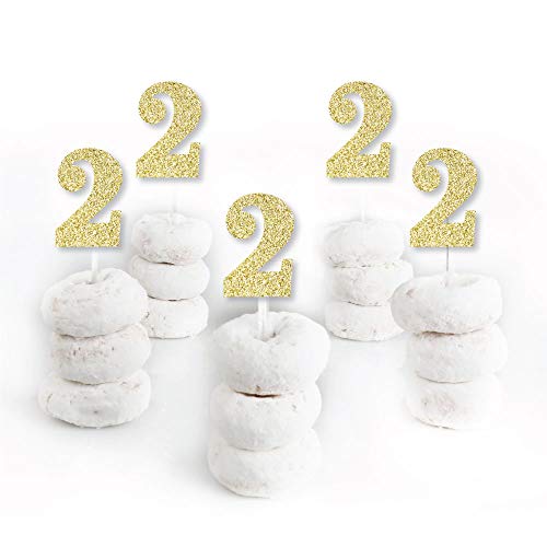 Gold Glitter 2 - No-Mess Real Gold Glitter Dessert Cupcake Toppe