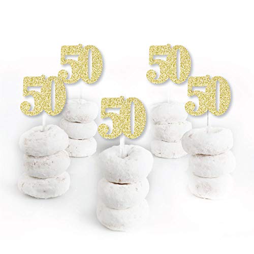 Gold Glitter 50 - No-Mess Real Gold Glitter Dessert Cupcake Topp