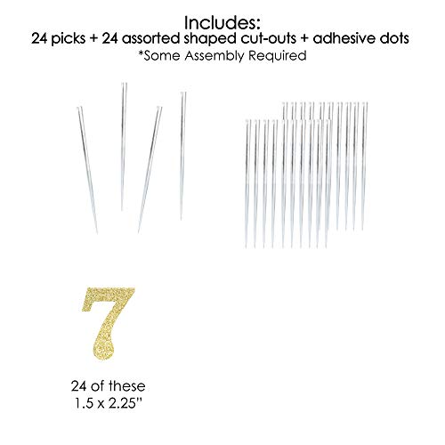 Gold Glitter 7 - No-Mess Real Gold Glitter Dessert Cupcake Toppe