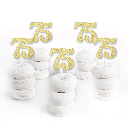 Gold Glitter 75 - No-Mess Real Gold Glitter Dessert Cupcake Topp