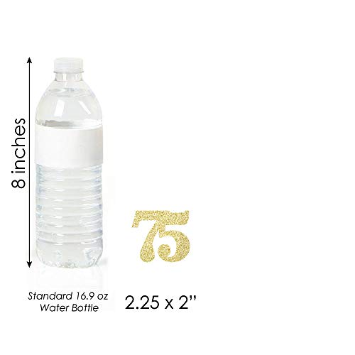 Gold Glitter 75 - No-Mess Real Gold Glitter Dessert Cupcake Topp