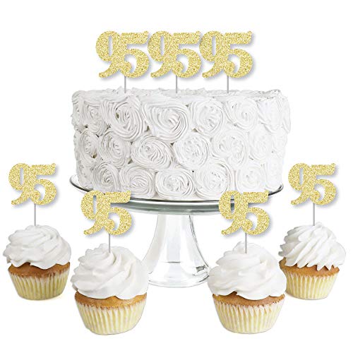Gold Glitter 95 - No-Mess Real Gold Glitter Dessert Cupcake Topp