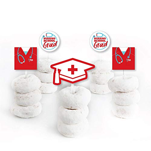 Nurse Graduation - Dessert Cupcake Toppers - Medical Nursing Gra
