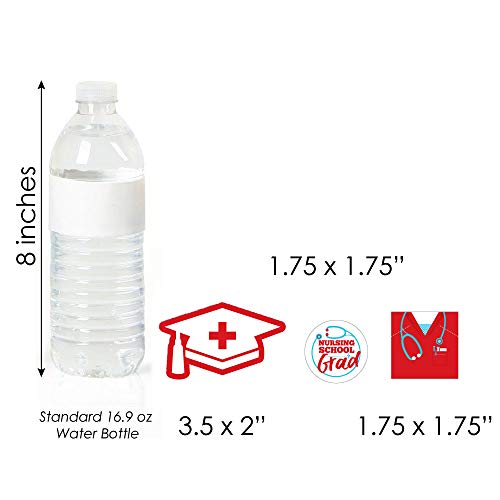 Nurse Graduation - Dessert Cupcake Toppers - Medical Nursing Gra