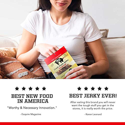 Craft Pork Jerky, Original Flavor, 8 X 2.25 Oz. Bags - Big Fork