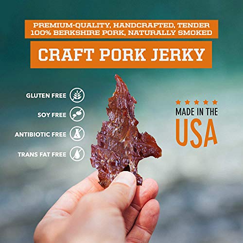 Craft Pork Jerky, Paleo And Keto Friendly Bacon Jerky, Low Carb
