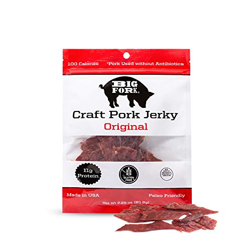 Craft Pork Jerky, Paleo And Keto Friendly Bacon Jerky, Low Carb
