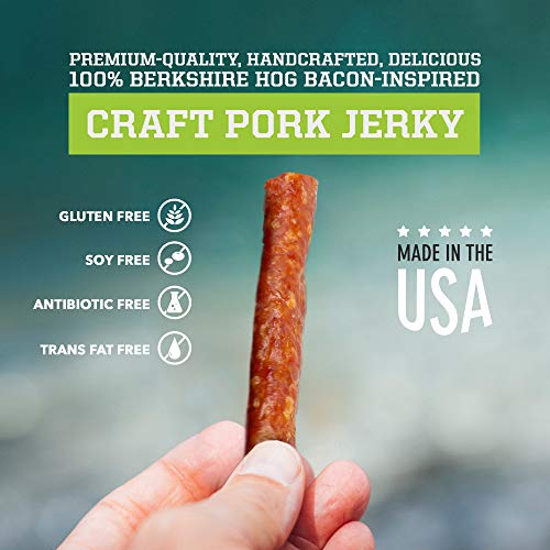 Craft Pork Jerky Snack Sticks, High Protein Meat Sticks, Paleo A