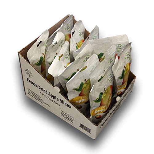 Big Green Organic Food- Freeze-Dried Apple, Healthy Snack, 12